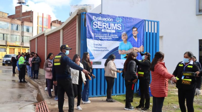 MINSA y DIRESA Puno implementan evaluación presencial y gratuita para SERUMS 2026-I