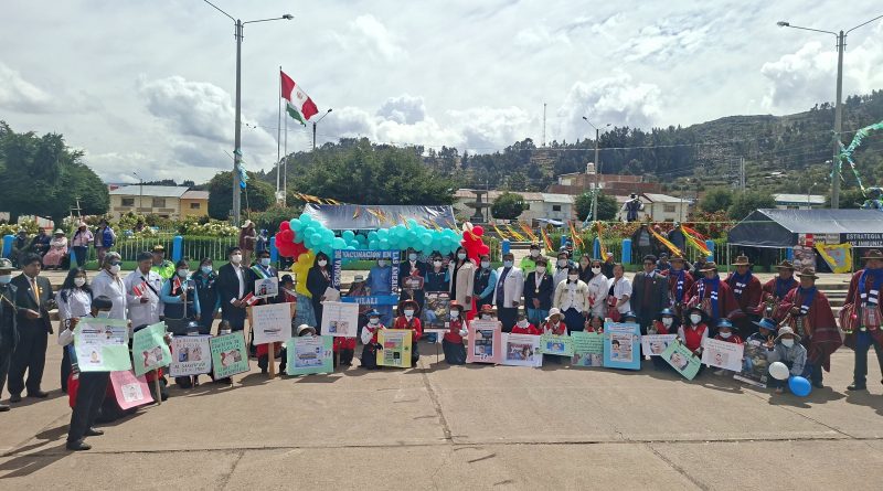Perú y Bolivia unen esfuerzos para lanzar la semana de vacunación en las Américas en distrito de Tilali