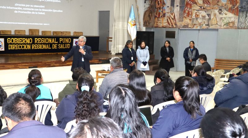 Promoción de la Salud de DIRESA Puno apuesta por un modelo integral, participativo y sostenible