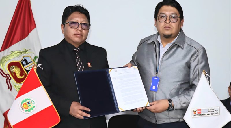 M.C. Oscar Coaquira Arias asume como director general de la Dirección Regional de Salud Puno