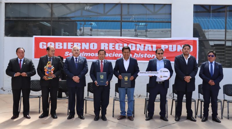 GORE, DIRESA Y UNA PUNO ARTICULAN ESFUERZOS PARA GARANTIZAR SERVICIOS DE SALUD DURANTE CONSTRUCCIÓN DE NUEVO HOSPITAL