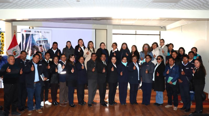 Dirección Regional de Salud Puno fortalece capacidades de su personal para enfrentar eventos climáticos