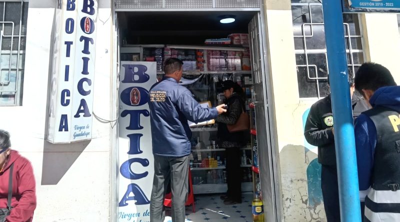 DIRESA Puno realizó operativo inopinado y halla graves irregularidades en farmacias y boticas
